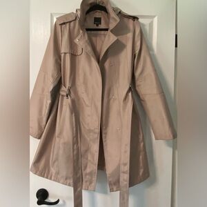 Woman’s rain coat.